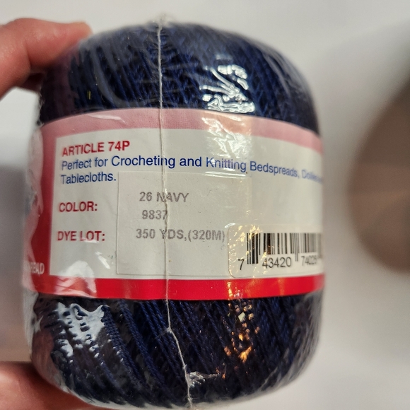 Fashion Crochet Thread Size 10 Lot of 3 New Mixed Colors and Brands - Picture 6 of 9